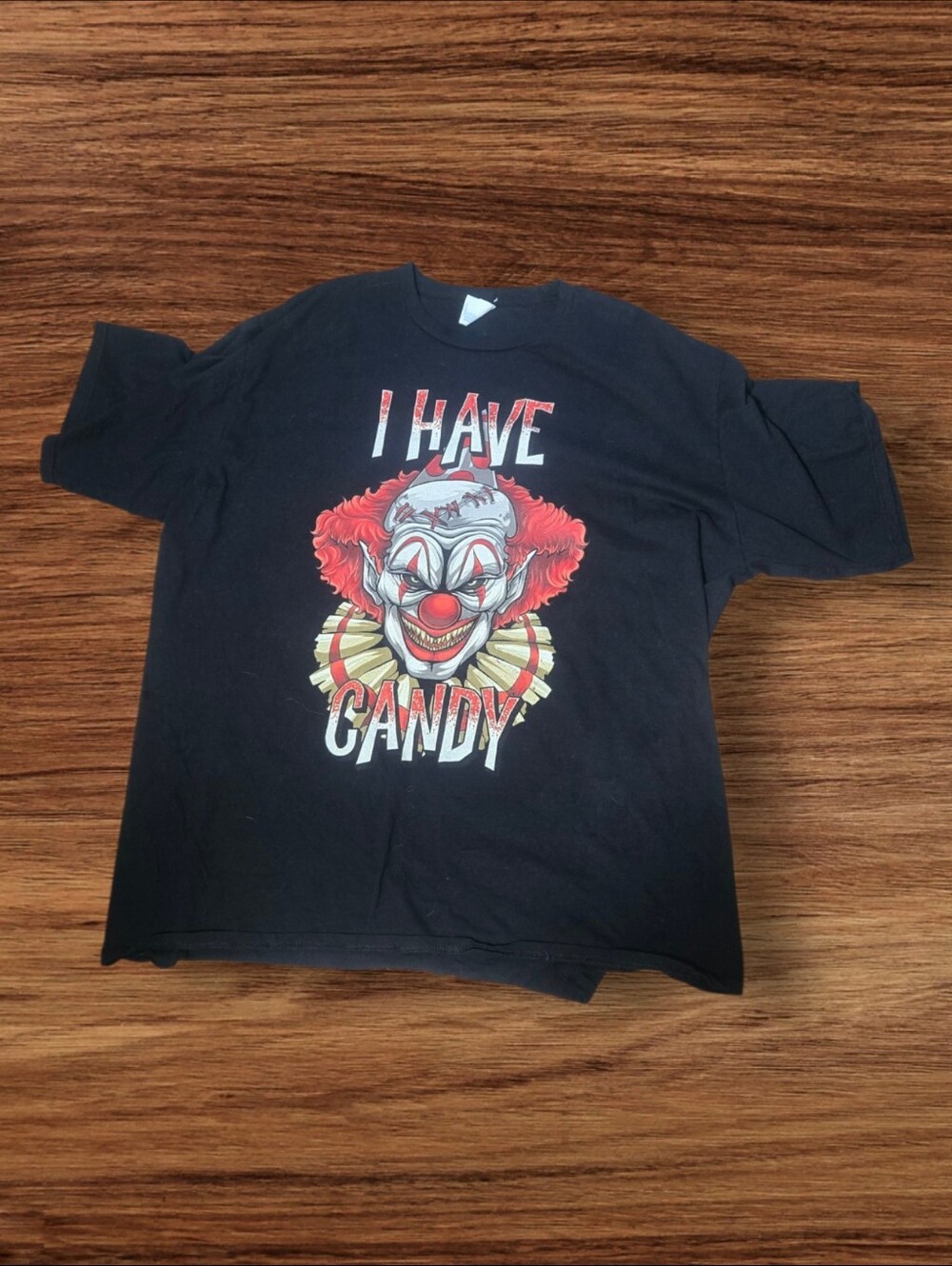 Port And Company Pennywise Horror Halloween Black Graphic Tee